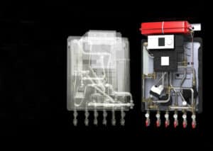 Animation of Danfoss Villa Stations Series VXe Series