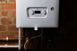 Baxi boiler on brick wall